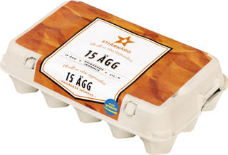 Ägg M Frigående 15-pack Inomhus