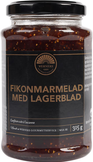 Fikonmarmelad med lagerblad
