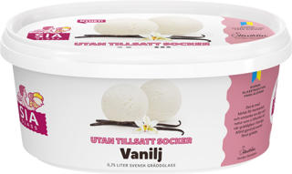 Glass Vanilj Utan Tillsatt Socker