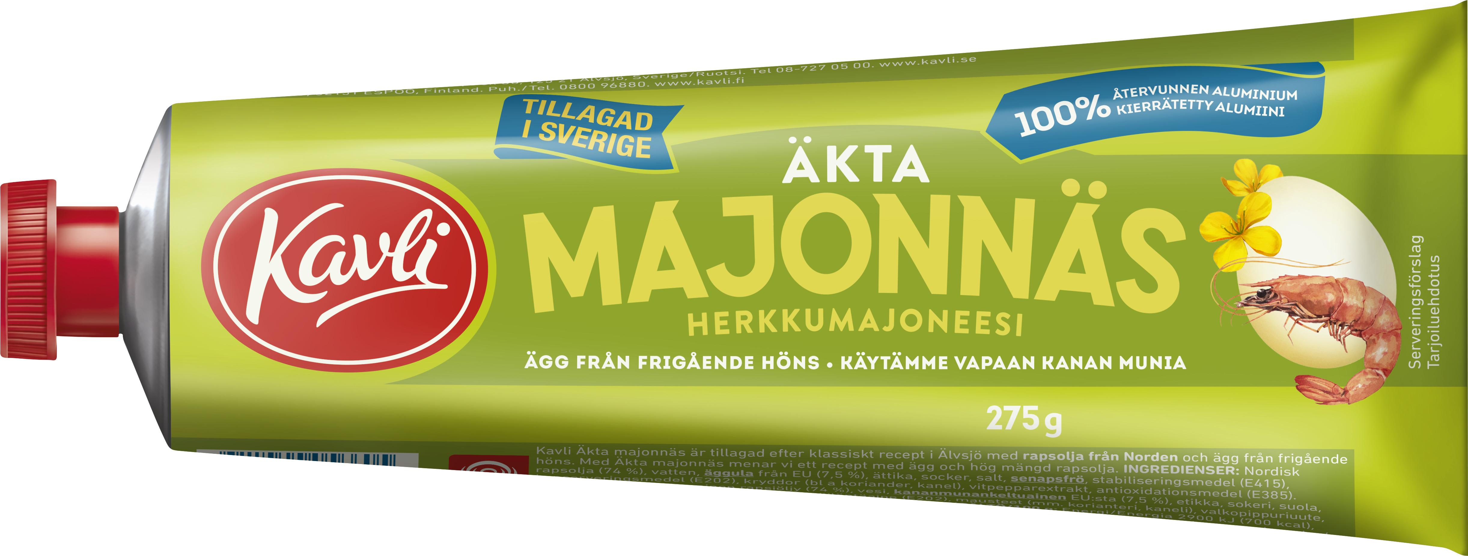 Majonnäs Äkta 77% Tub