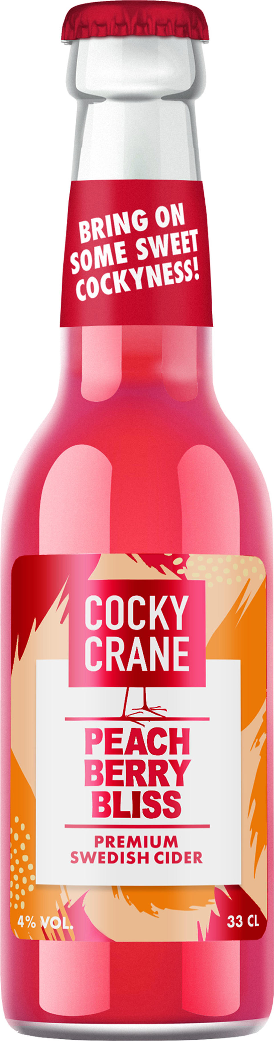 Cocky Crane Peach Berry Bliss