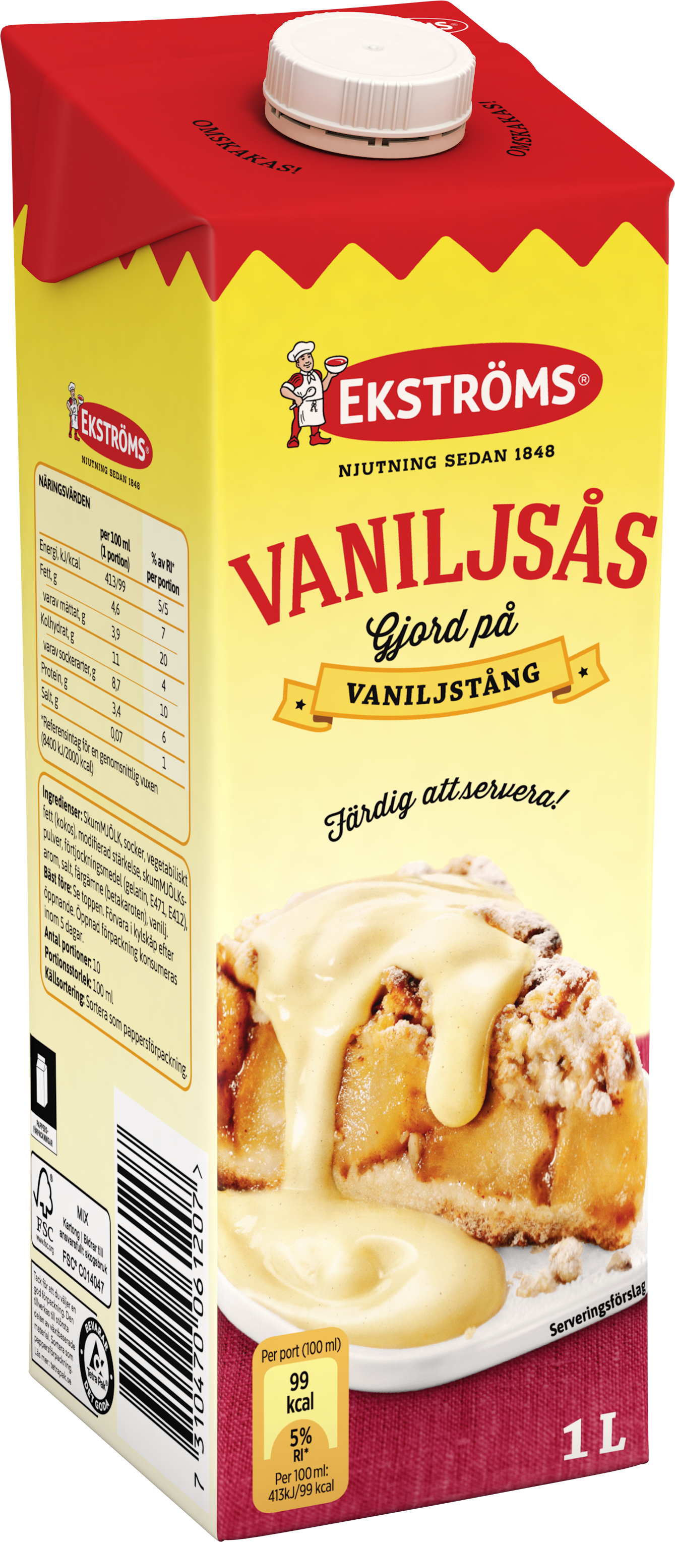 Färdig Marsan Vaniljsås