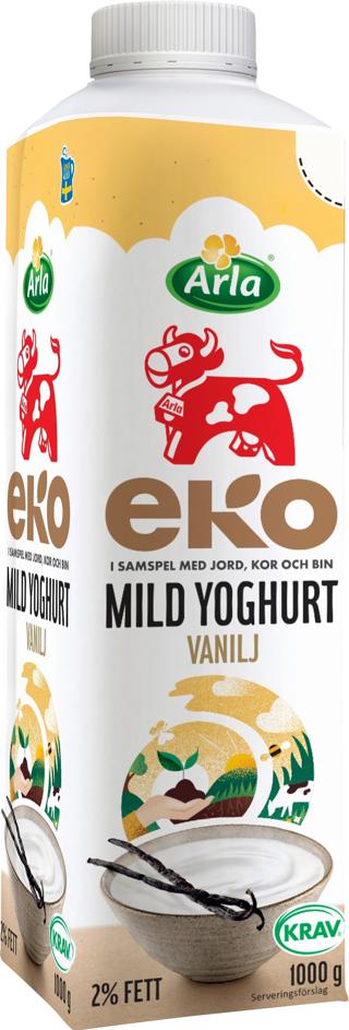 Mild Vaniljyoghurt 2% KRAV