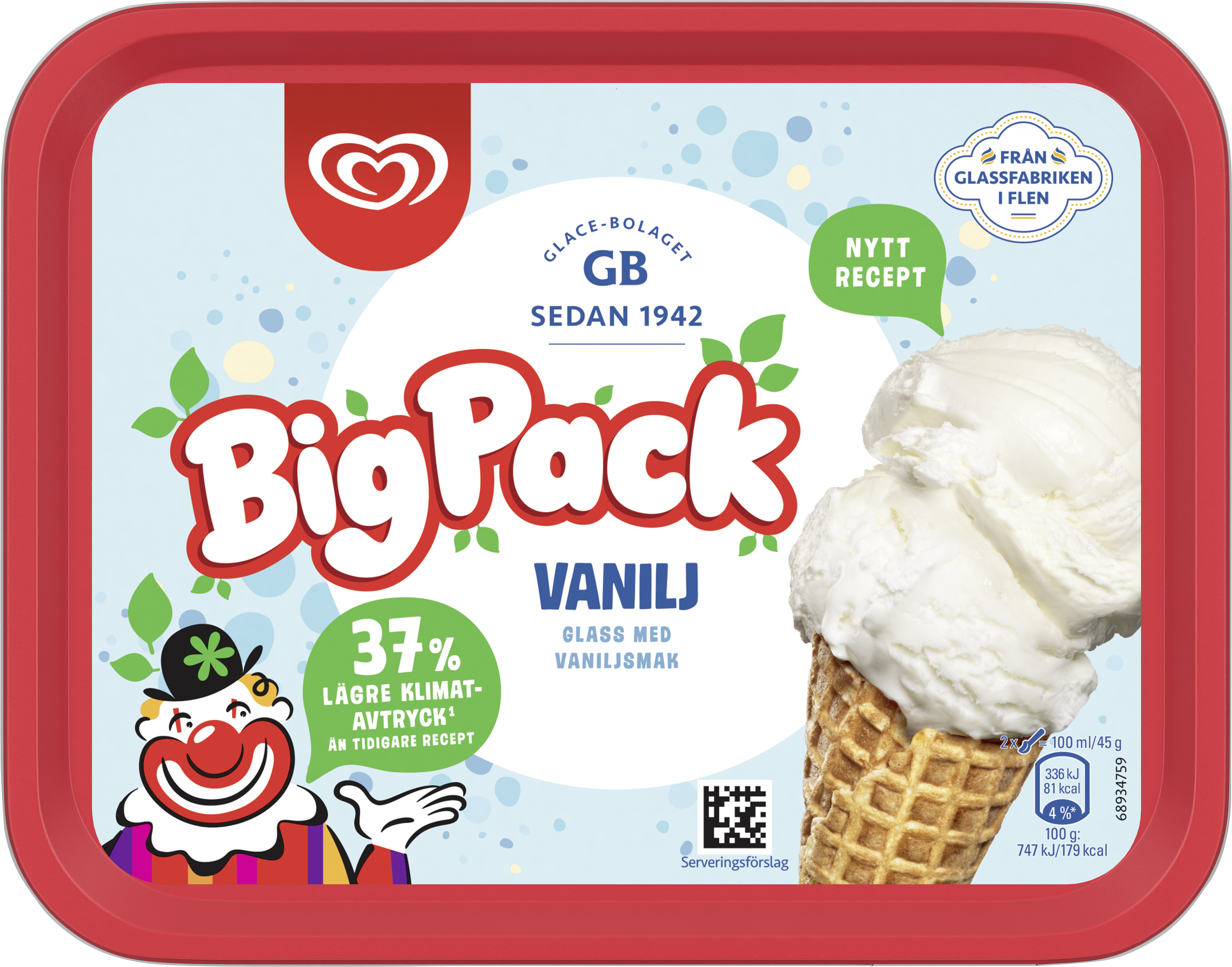 Big Pack Vanilj Växtbaserad