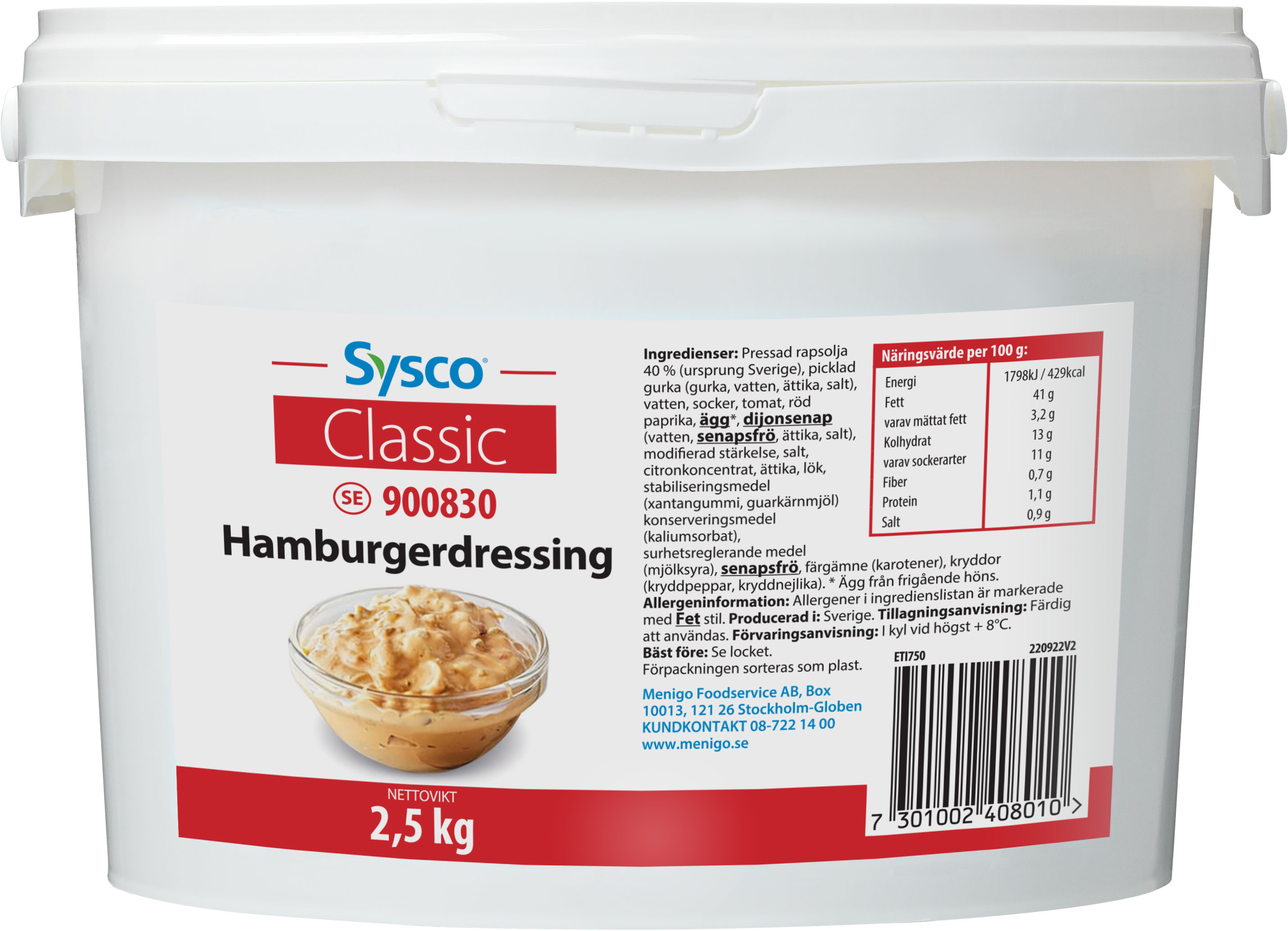 Hamburgerdressing