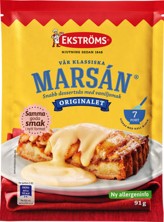 Marsan Snabb Dessertsås med Vanliljsmak