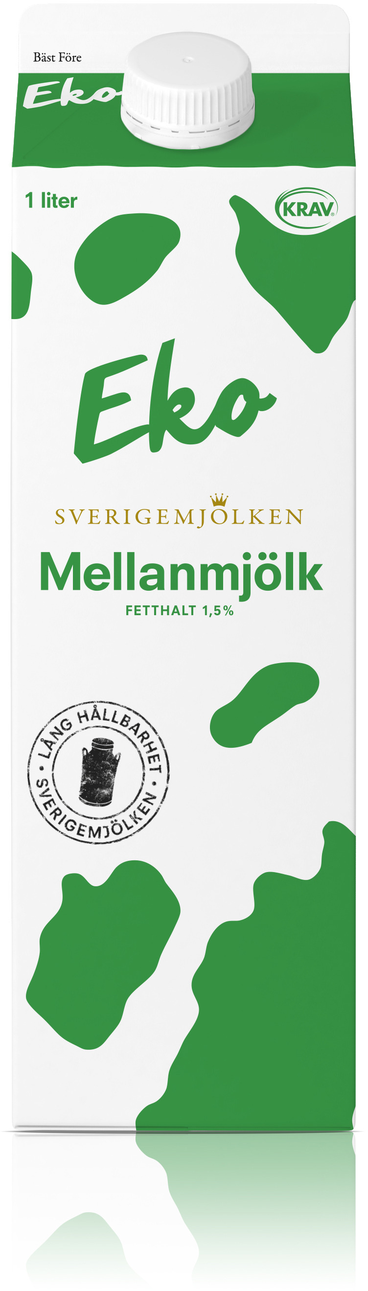 Mellanmjölk 1,5% KRAV, Lång hållbarhet