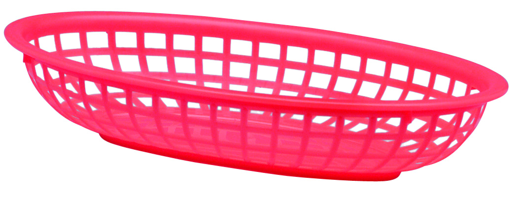 Korg Plast Röd 28x18cm