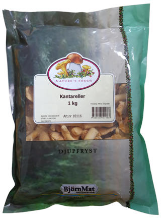Kantareller färskfrysta