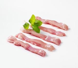 Kycklinglårfilé strimlad 24 mm