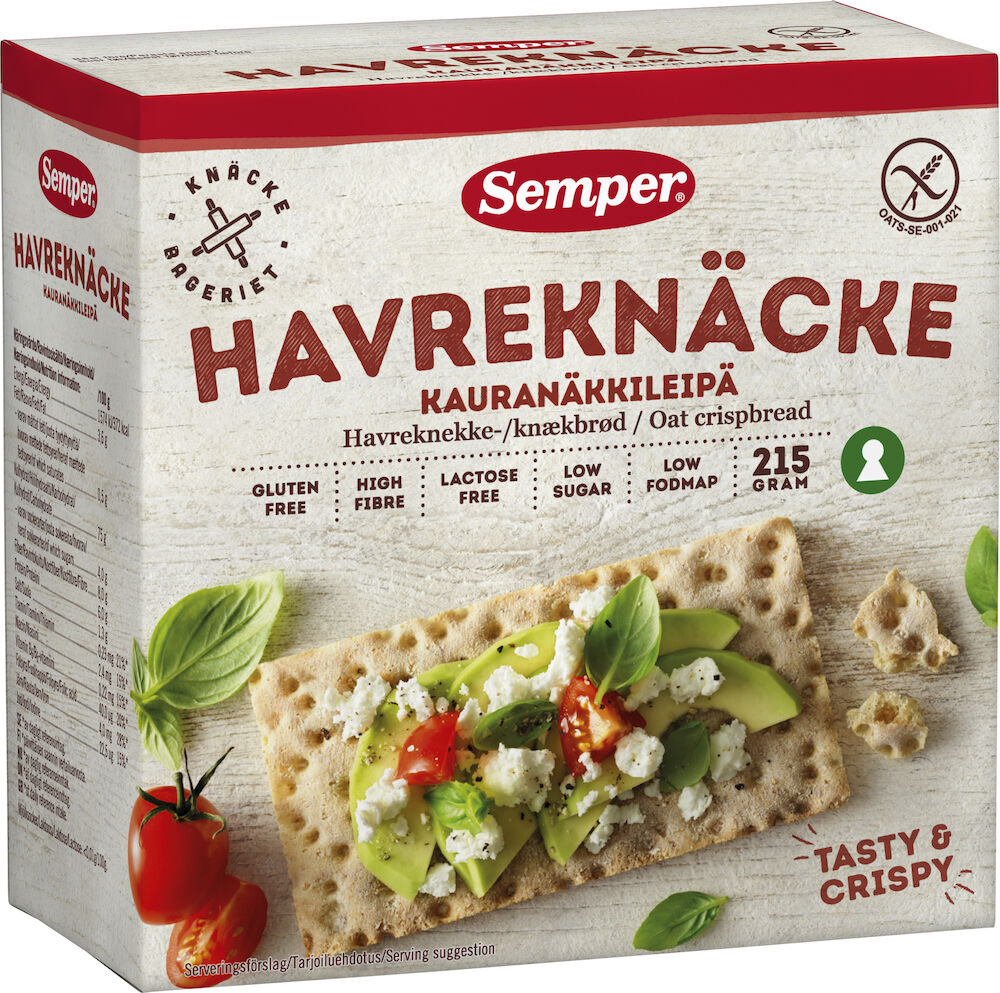 Havreknäcke Glutenfri Laktosfri