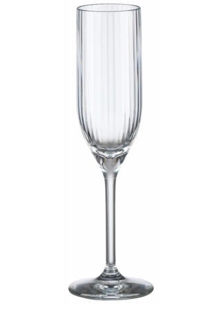 Stripe Champagneglas PC Plast 18cl Ø50mm 235mm