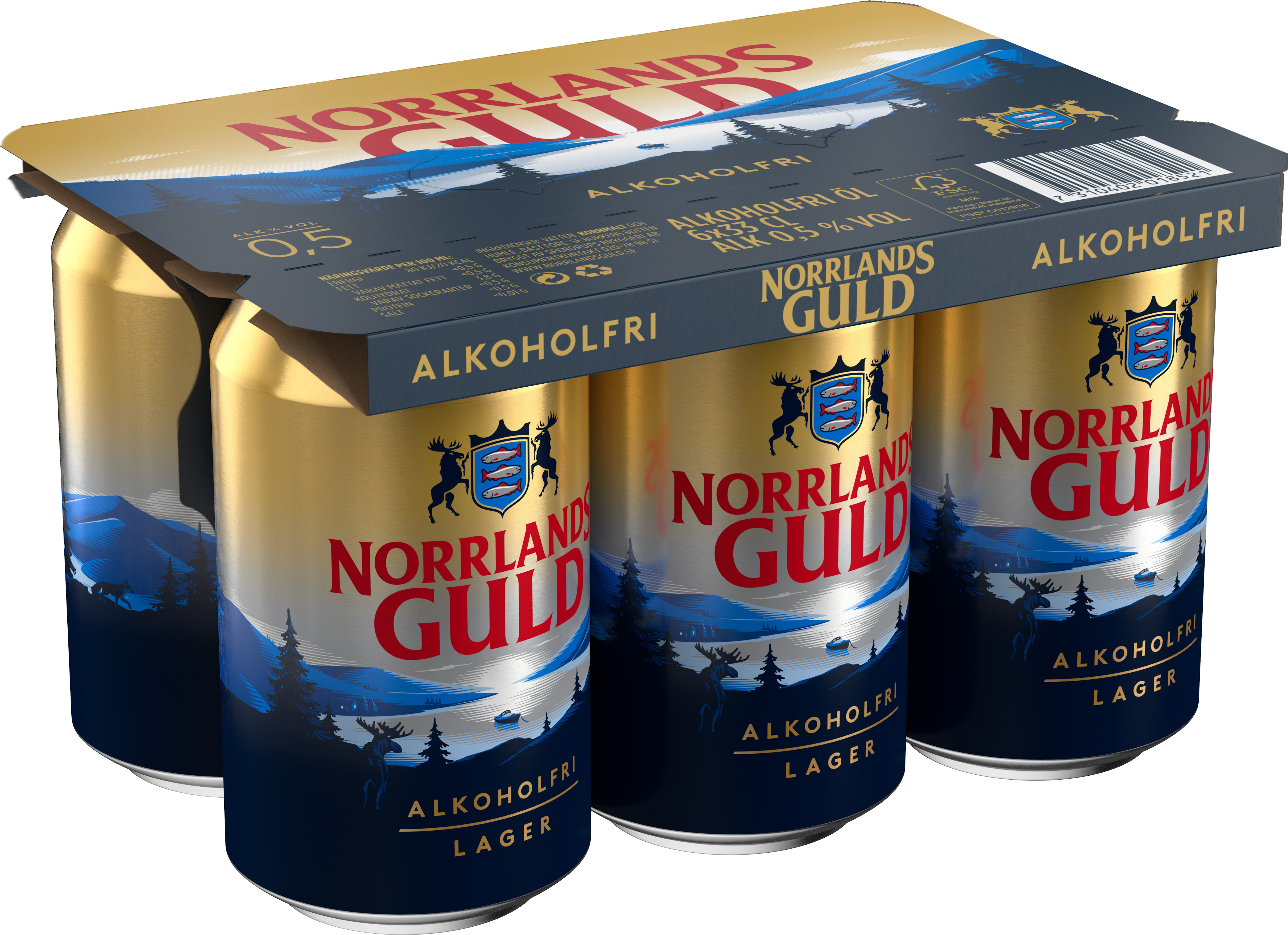 Norrlands Guld Alkoholfri 6-pack BRK