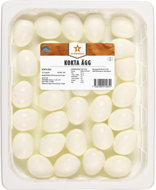 Ägg Kokta & Skalade