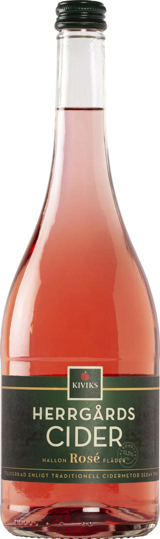 Herrgårdscider Rosé Hallon Fläder 0,3% ENGL