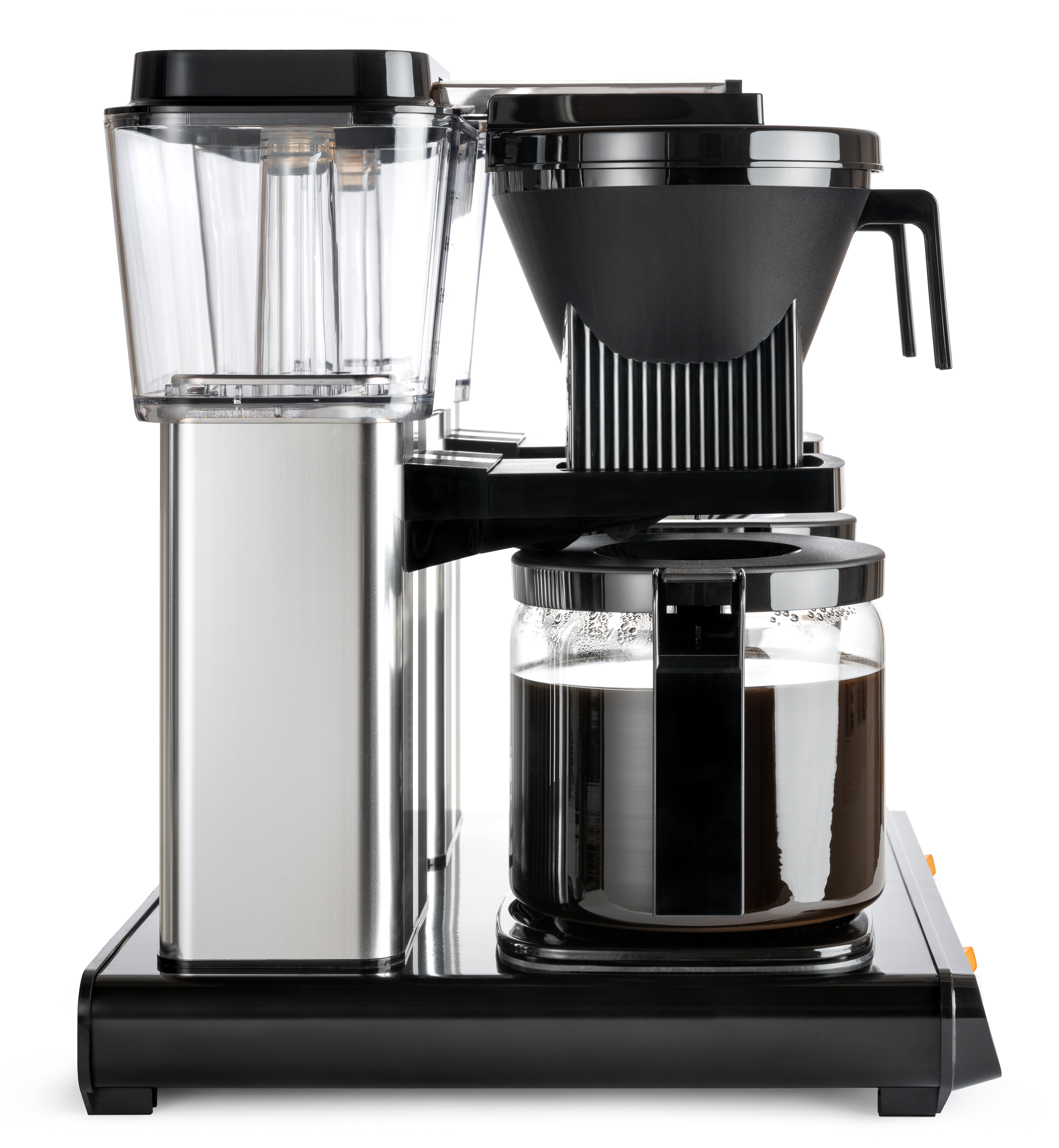 Kaffebryggare Dubbel Svart/Silver 2,5L