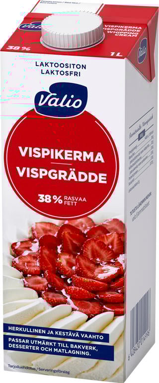 Vispgrädde 38% Laktosfri