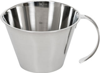 Mått stapelbar rostfri 1L