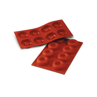 Silikonform SF011 Medium Savarin GN1/3 Röd
Ø63 X 40mm 50ml