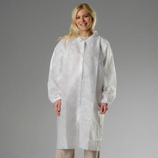 Besöksrock för Engångsbruk Nonwoven Knälång
100-pack