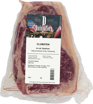 Clubsteak Marmorerad Klass 3 Sverige