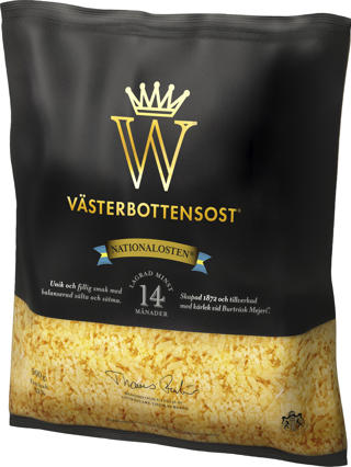 Västerbottensost 32% riven
