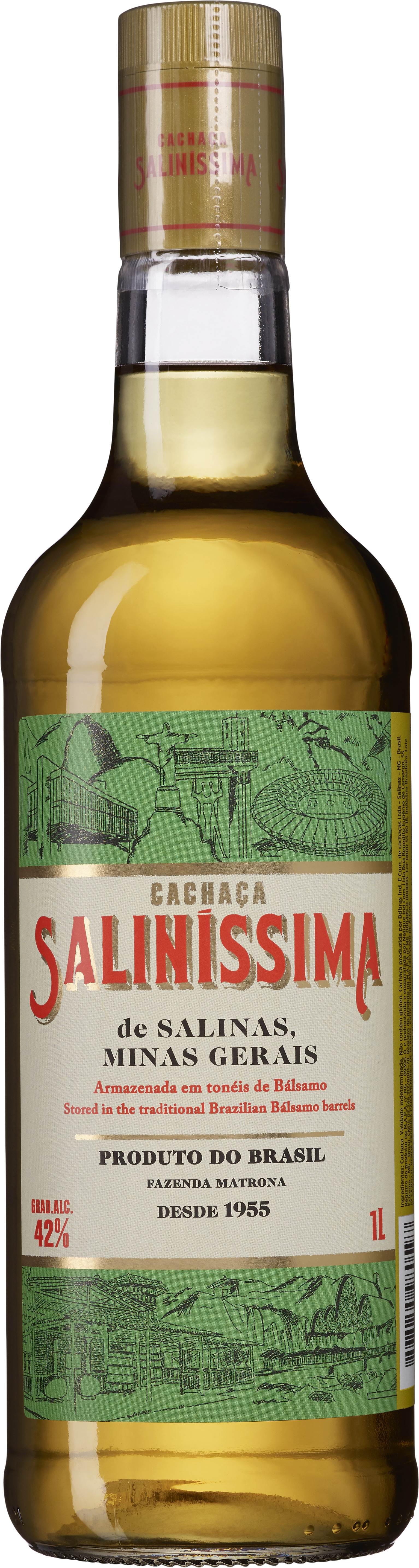 Saliníssima Cachaca Ouro