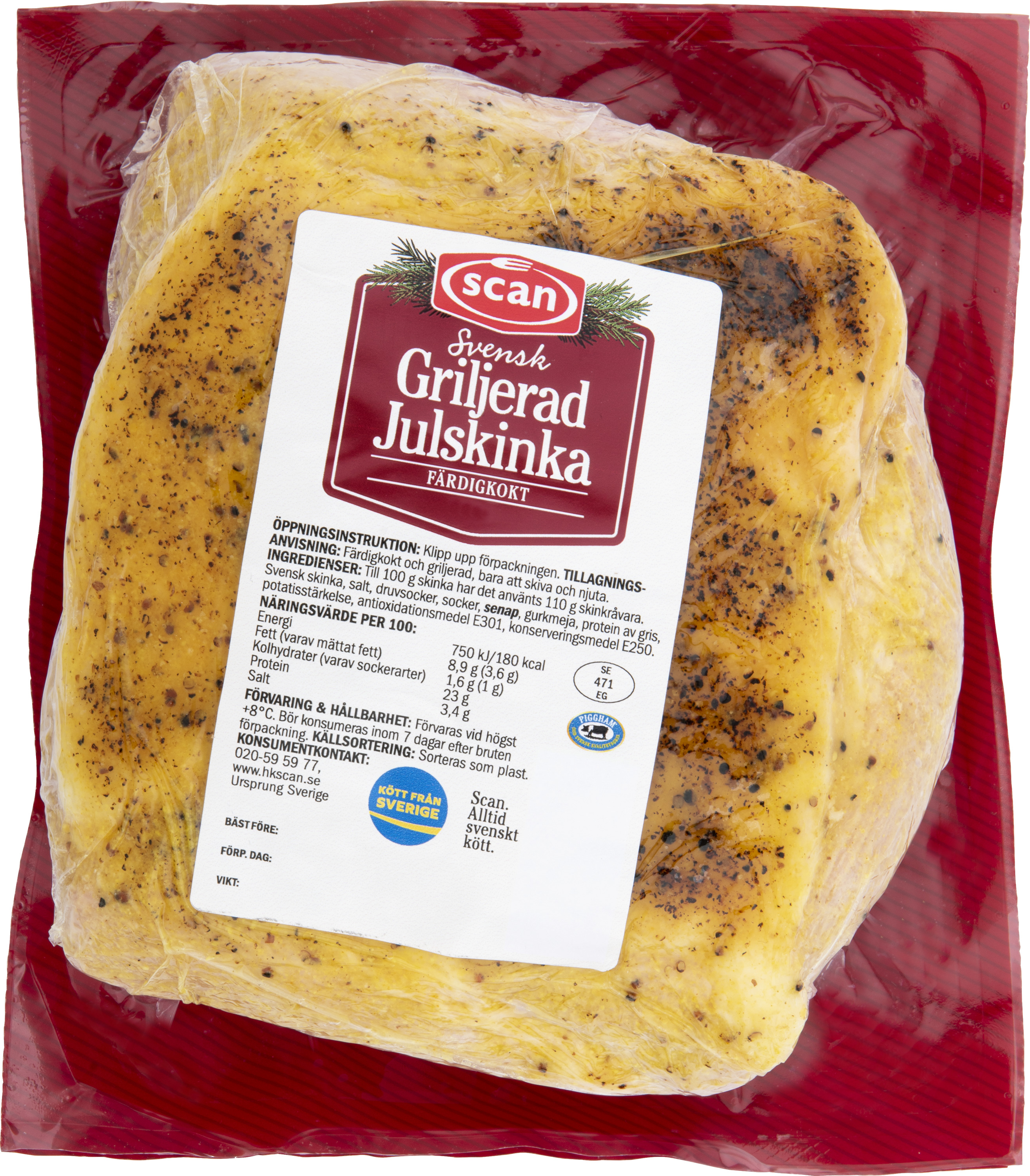 Julskinka Griljerad Sverige