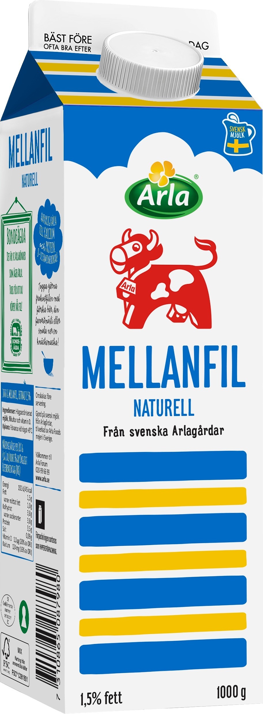 Mellan Filmjölk 1,5%