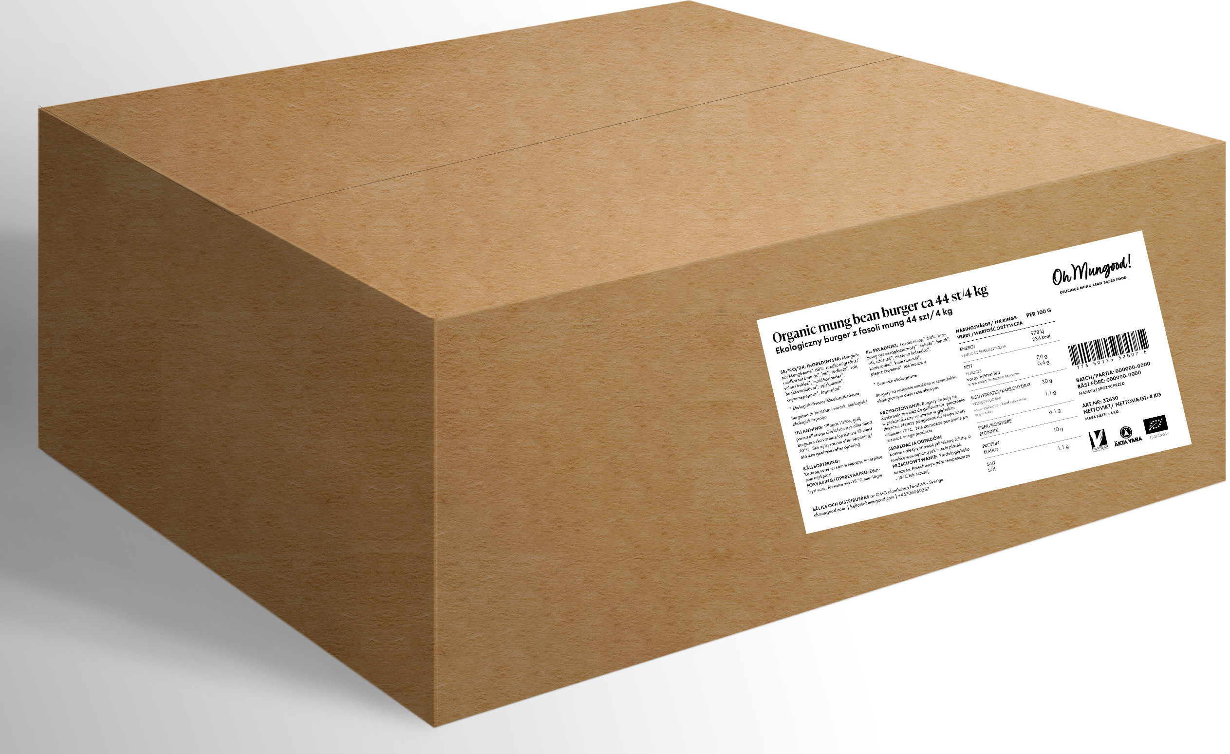 Mungbönaburgare EKO