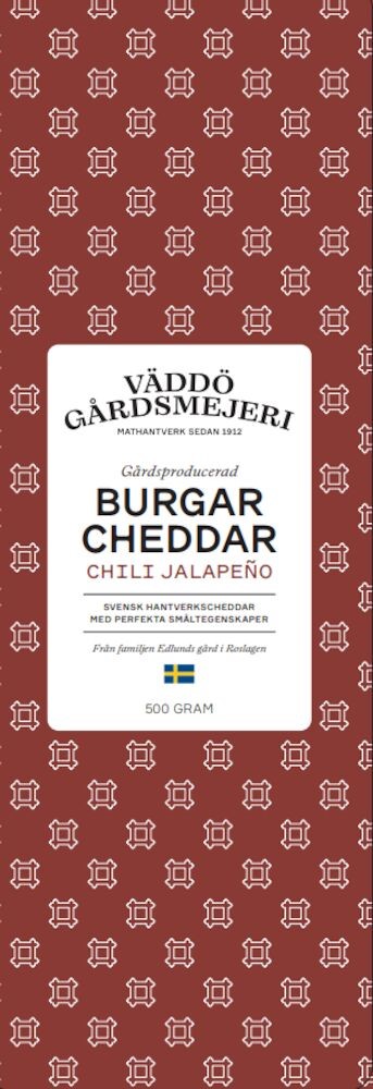 Väddö Burgarcheddar Chili & Jalapeño