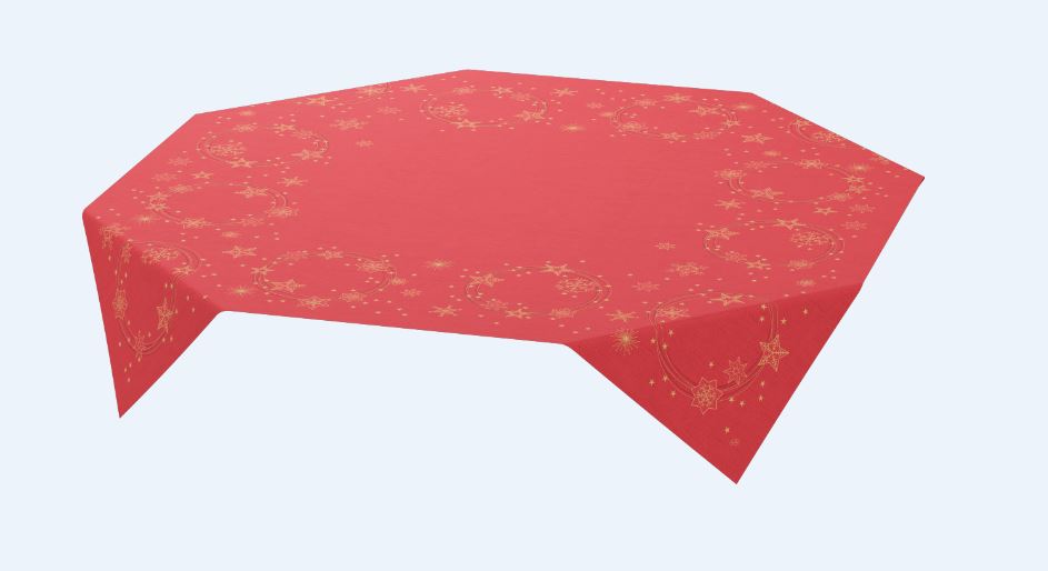 Snibbduk Dunisilk 84x84cm Star Shine Red