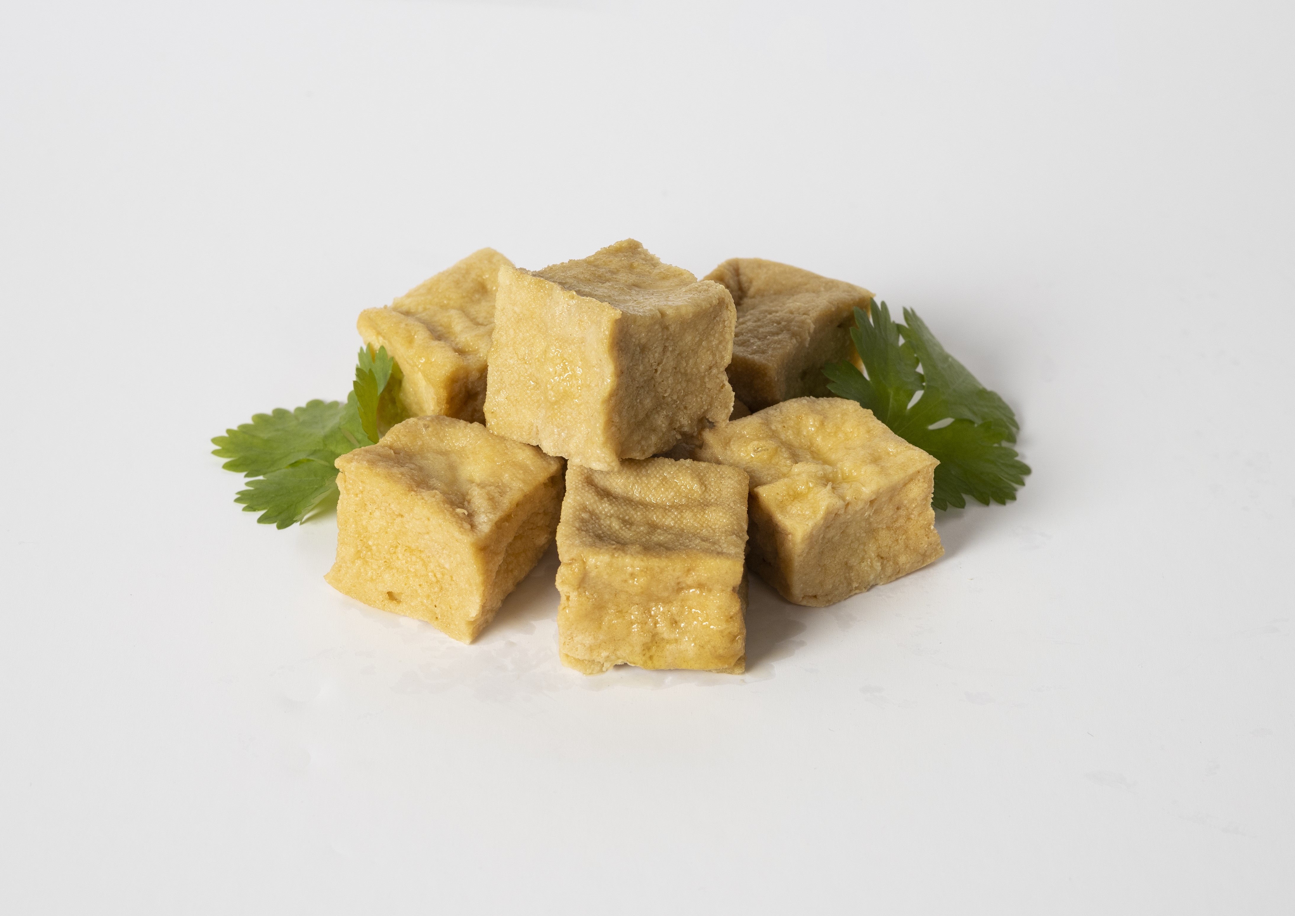 Tofu Friterad Tärnad