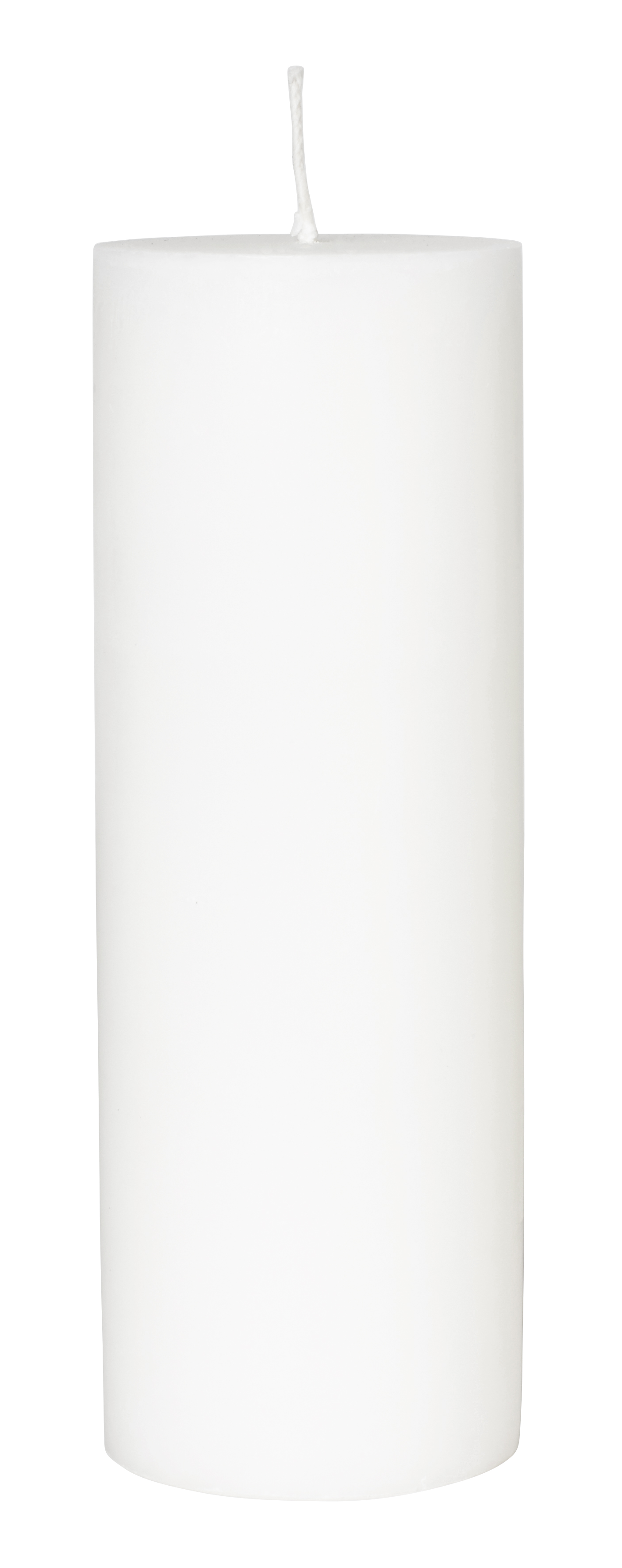 Blockljus Stearin 60h 20x7cm Vit