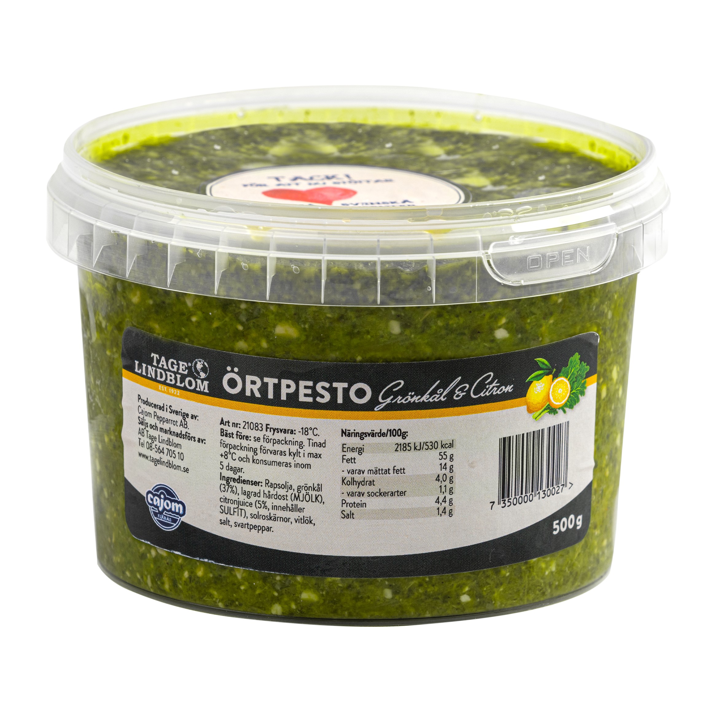 Örtpesto Grönkål Citron