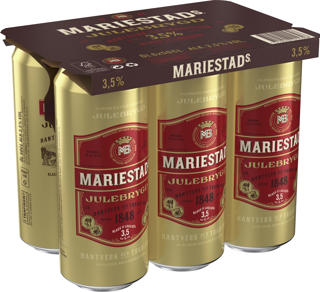 Mariestads Julebrygd 3,5 % 6-pack BRK