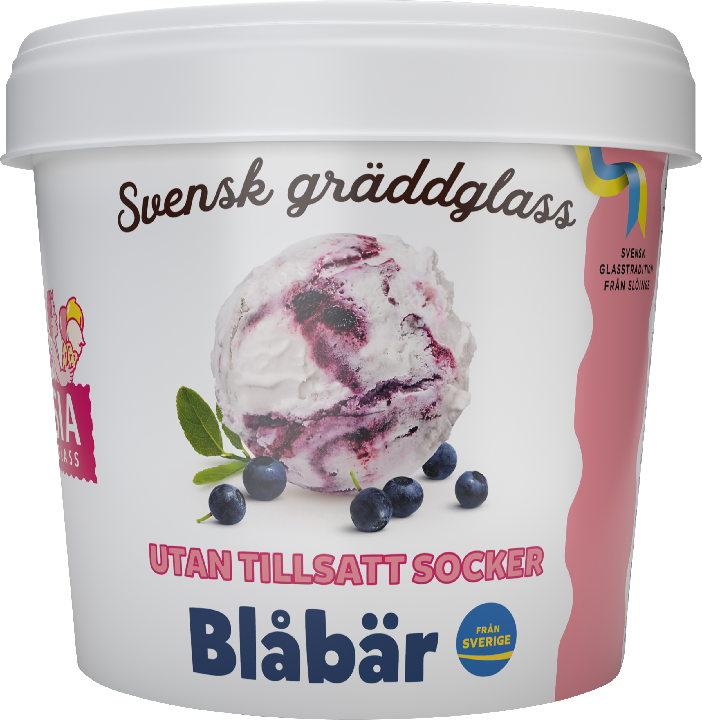 Glassbägare Blåbär Utan tillsatt Socker