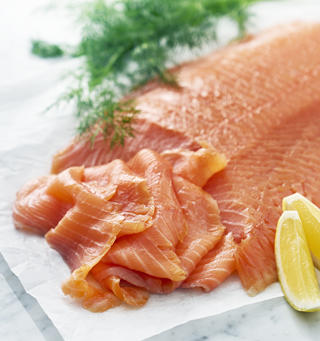 Kallrökt Lax Skivad