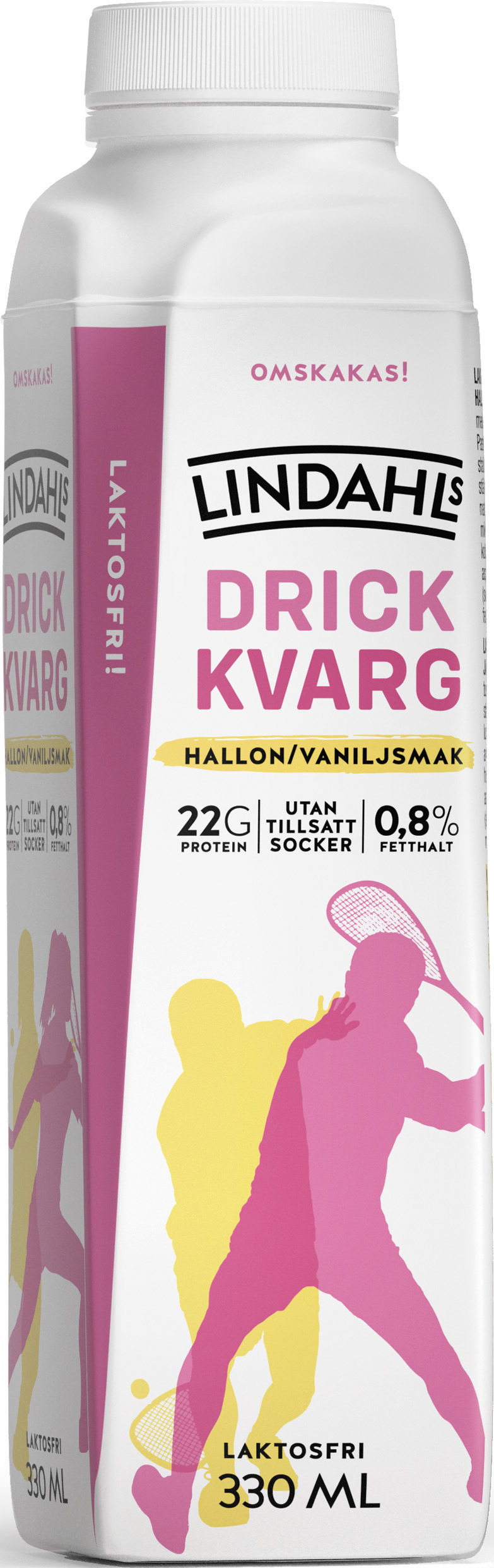 Drickkvarg Vanilj & Hallon utan Tillsatt Socker
0,8%