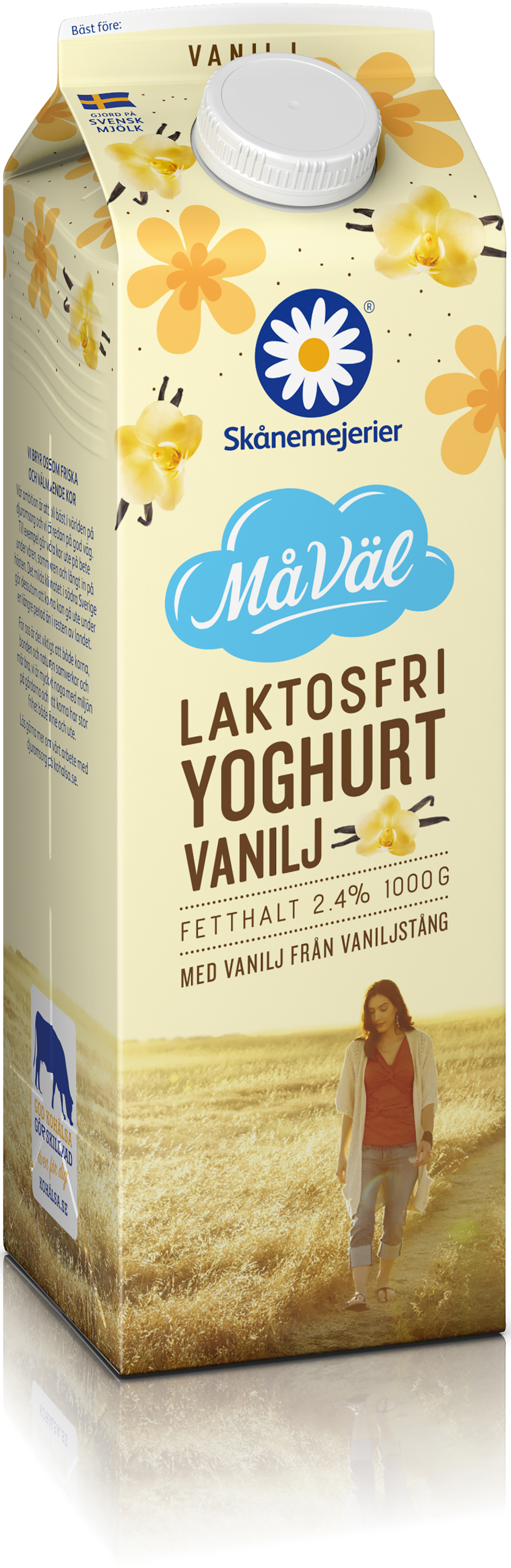 Yoghurt Vanilj 2,4% Laktosfri