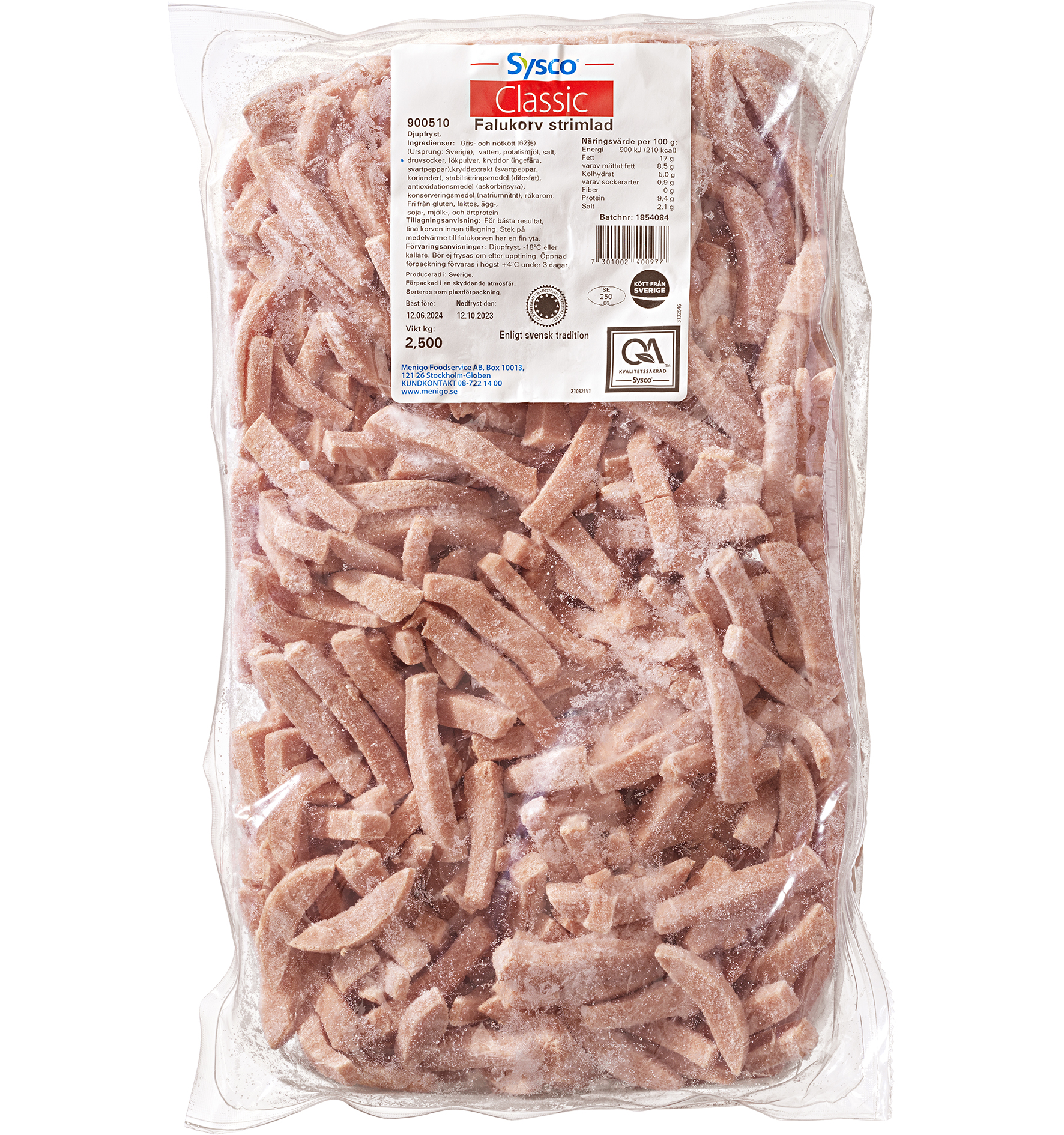 Falukorv Strimlad 17% Sverige