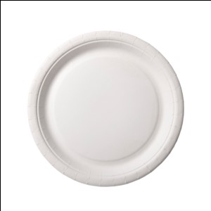 Tallrik Papper Olaminerad Vit 22cm