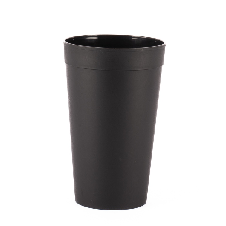 Mugg Plast Svart 40cl