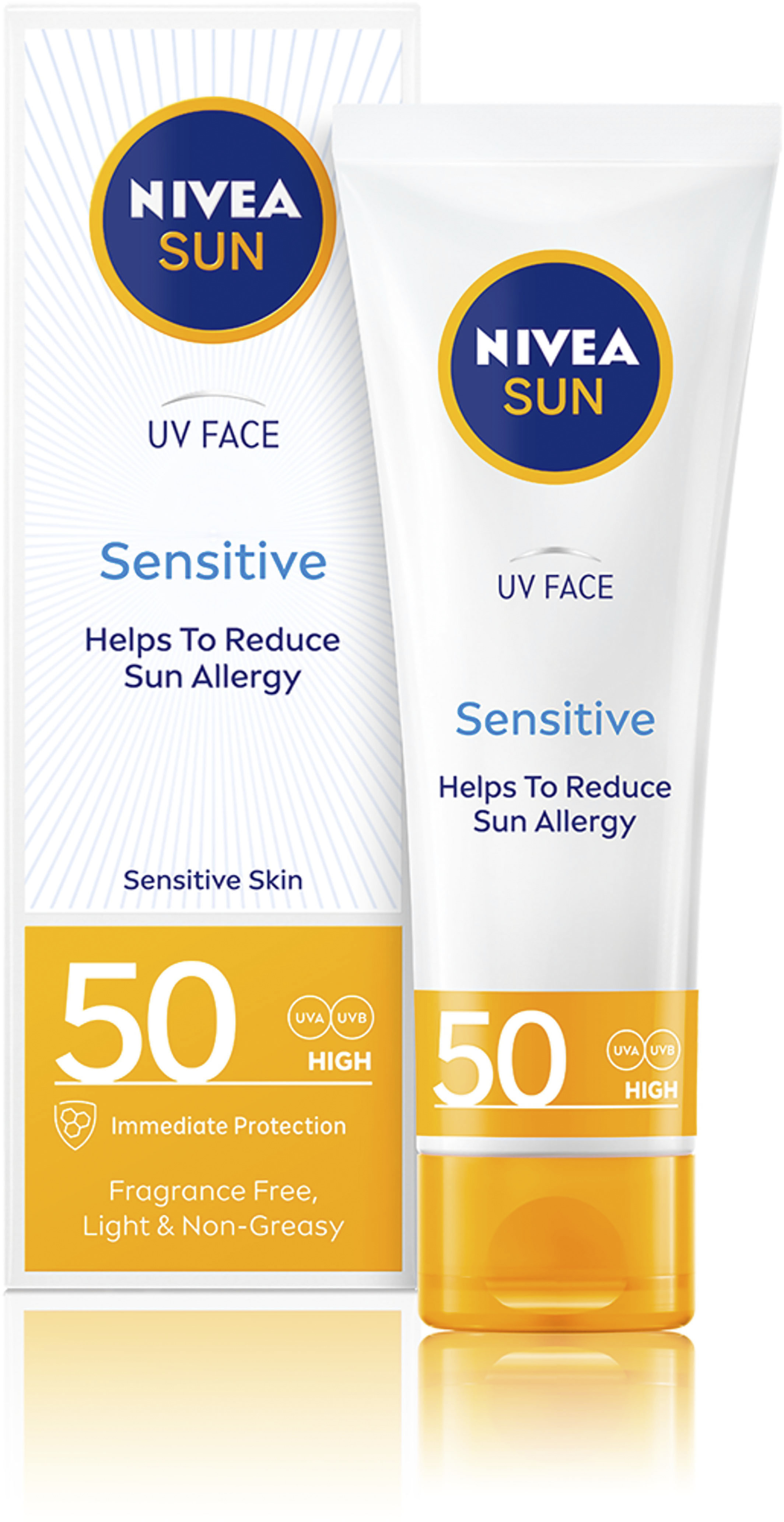 Solskyddscreme UV Face Sensitive SPF 50