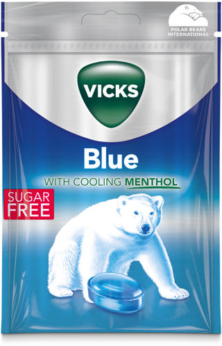 Vicks Blue Sockerfri