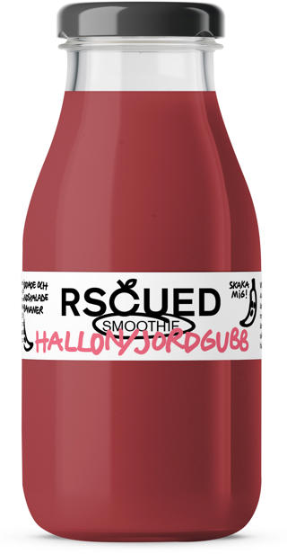 Rscued Smoothie Hallon Jordgubb ENGL