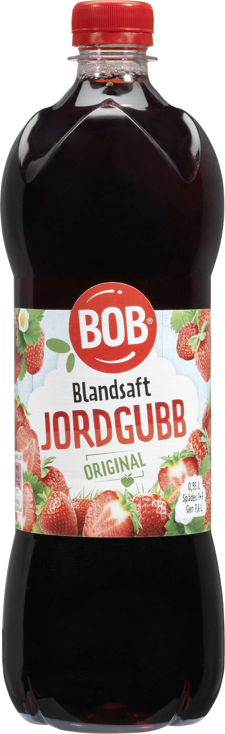 Blandsaft Jordgubb 1+7 PET