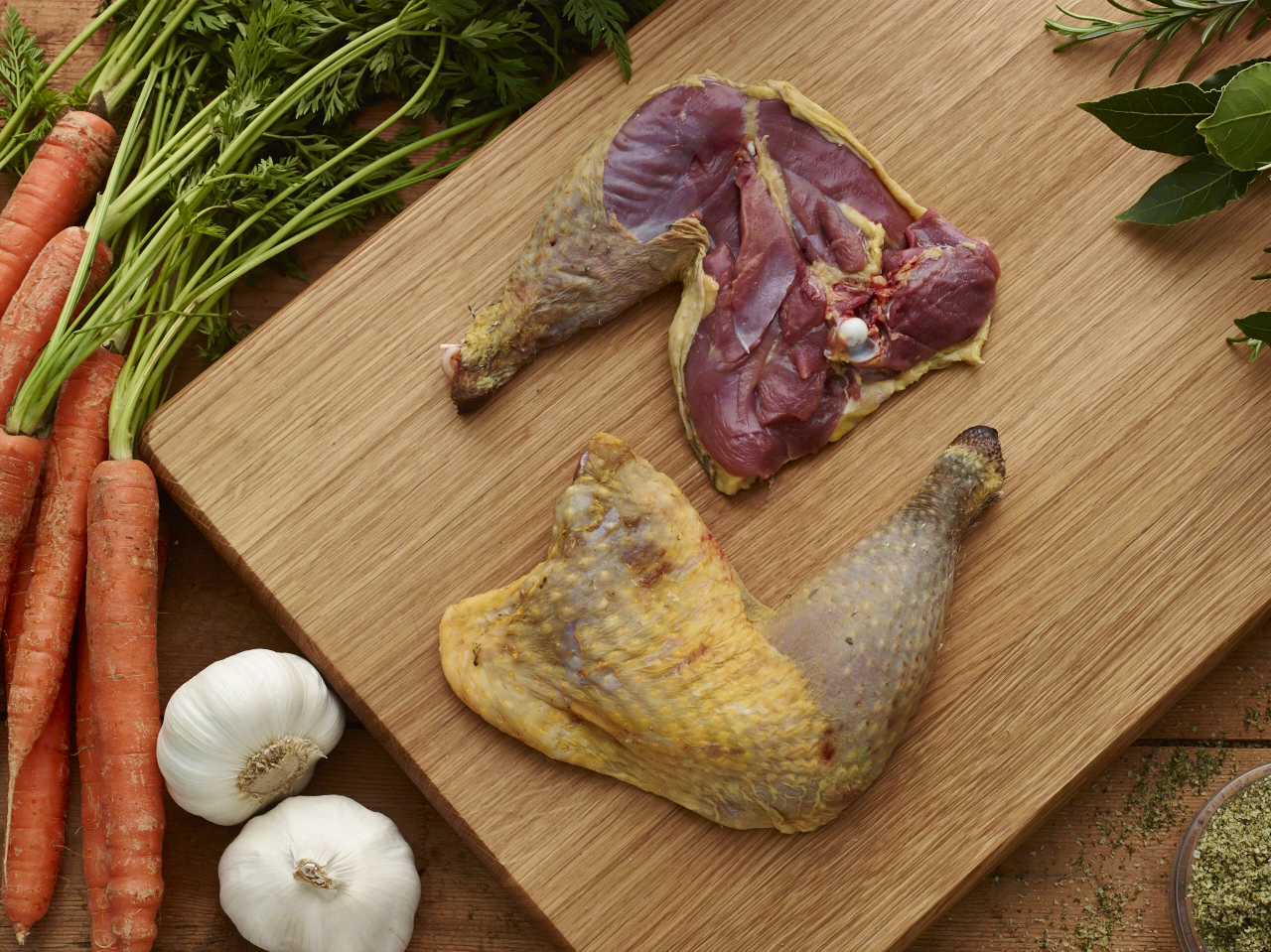 Pärlhönsklubba utan Ryggben ca 240g