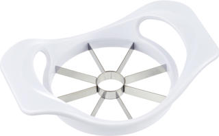 Äppeldelare plast rostfria blad 18,5x12x4,5cm