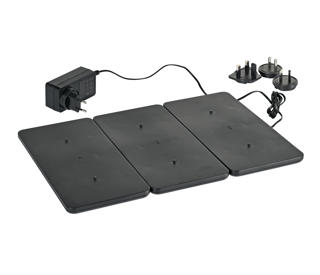 LED-laddningsstation 52x26x2,5cm Svart